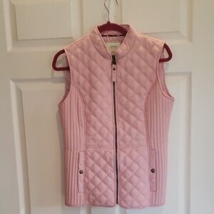 Joules Equestrian Pink Quilted Vest